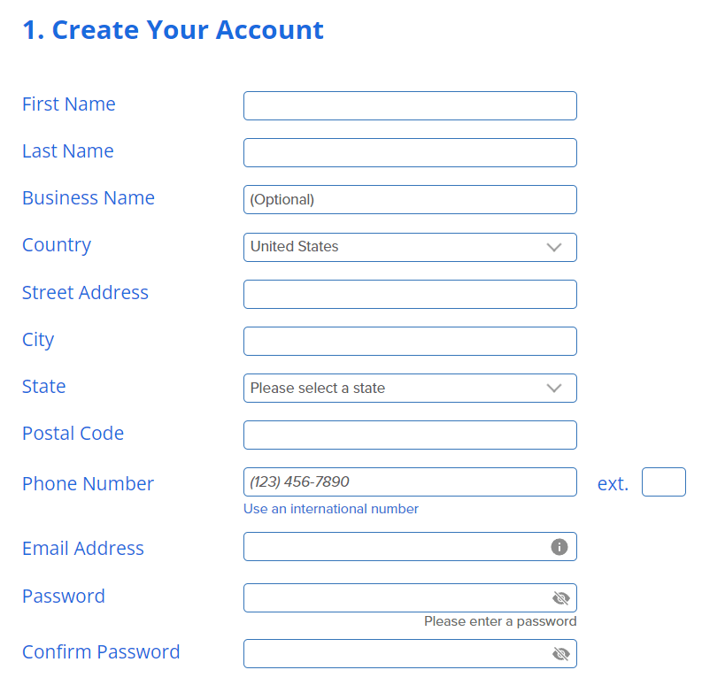 Create Your Account 5